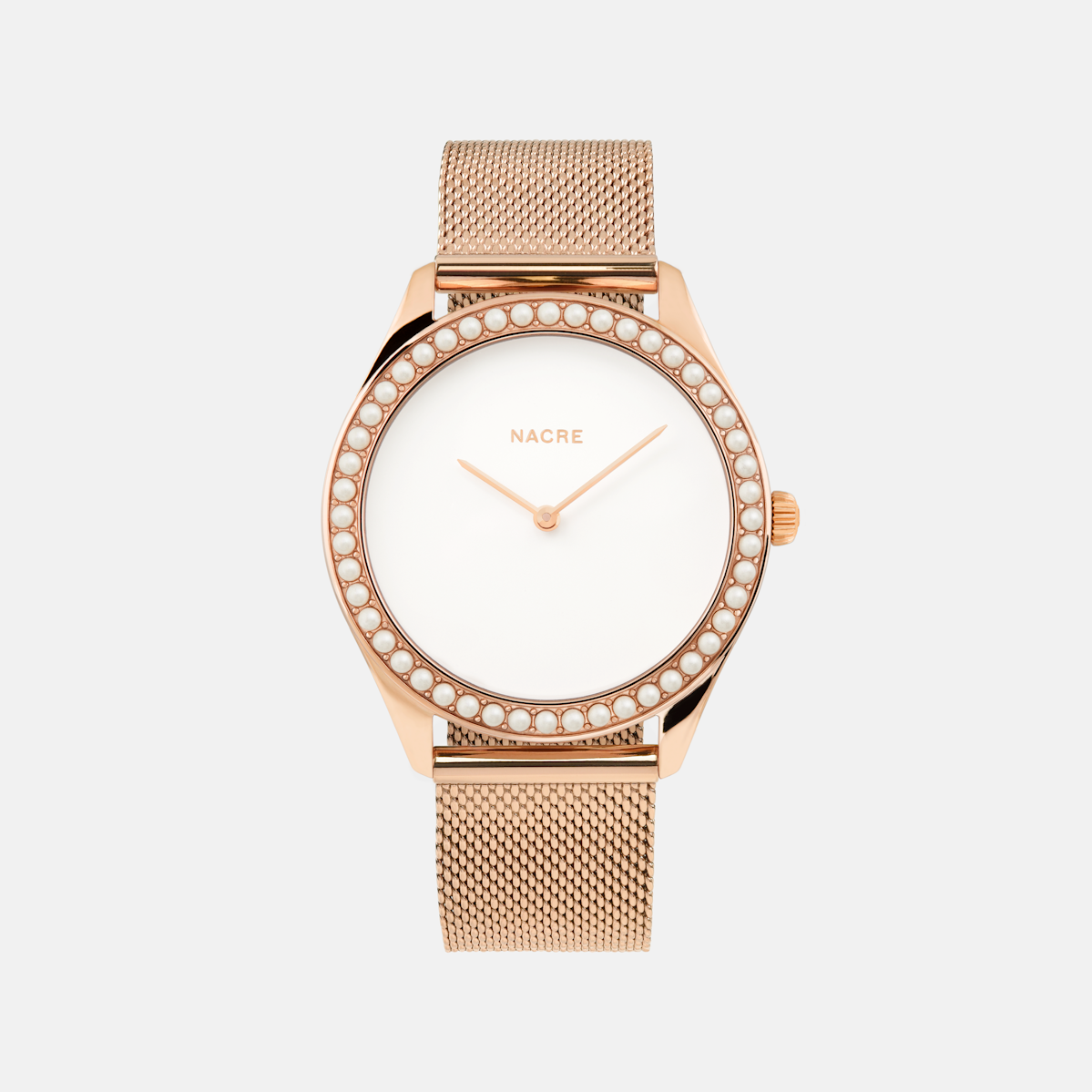 Lune 48 - Rose Gold - Sand Leather
