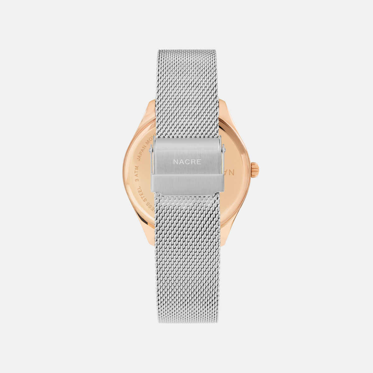 Lune 8 - Rose Gold - Stainless Steel Mesh