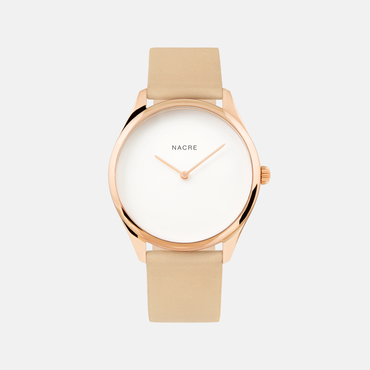 Lune - Rose Gold - Sand Leather