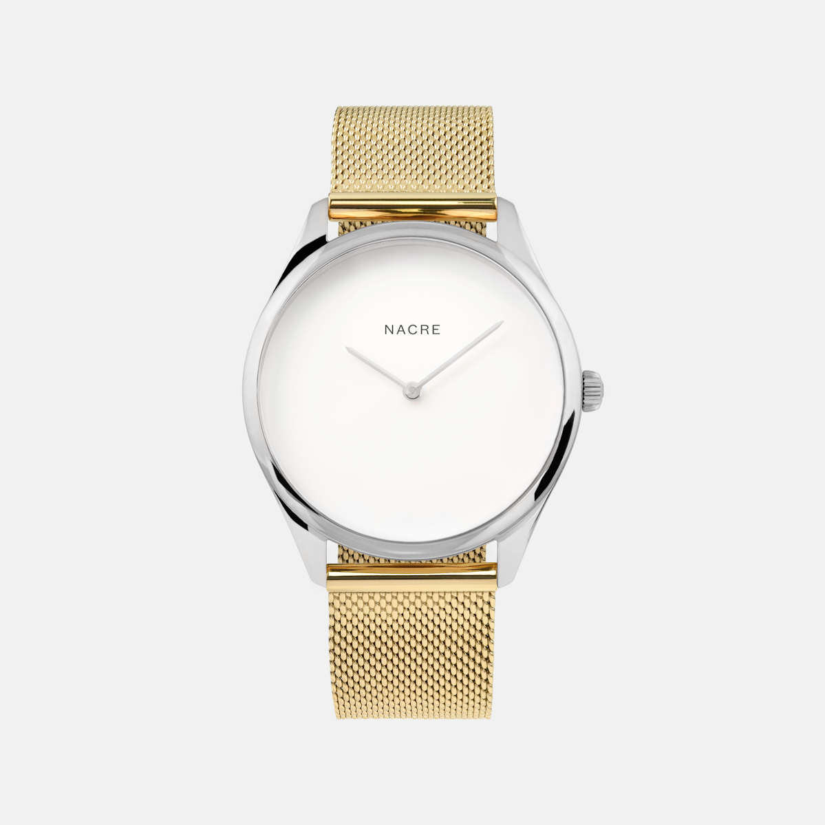 Lune - Stainless Steel - Gold Mesh