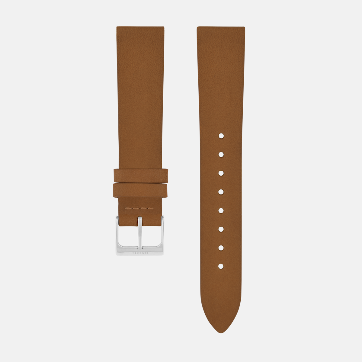 Strap - Italian Leather - Saddle Leather - Stainless Steel