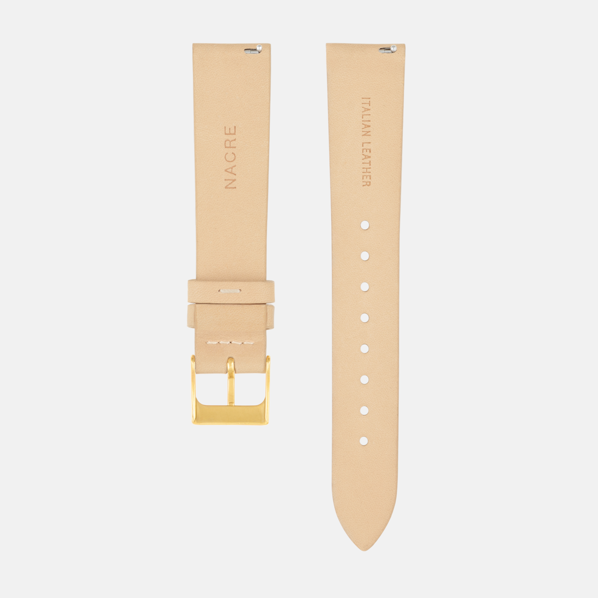 Strap - Italian Leather - Sand Leather - Gold