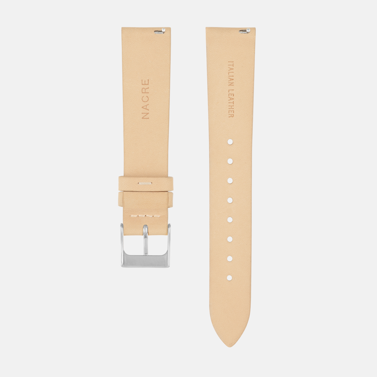Strap - Italian Leather - Sand Leather - Stainless Steel